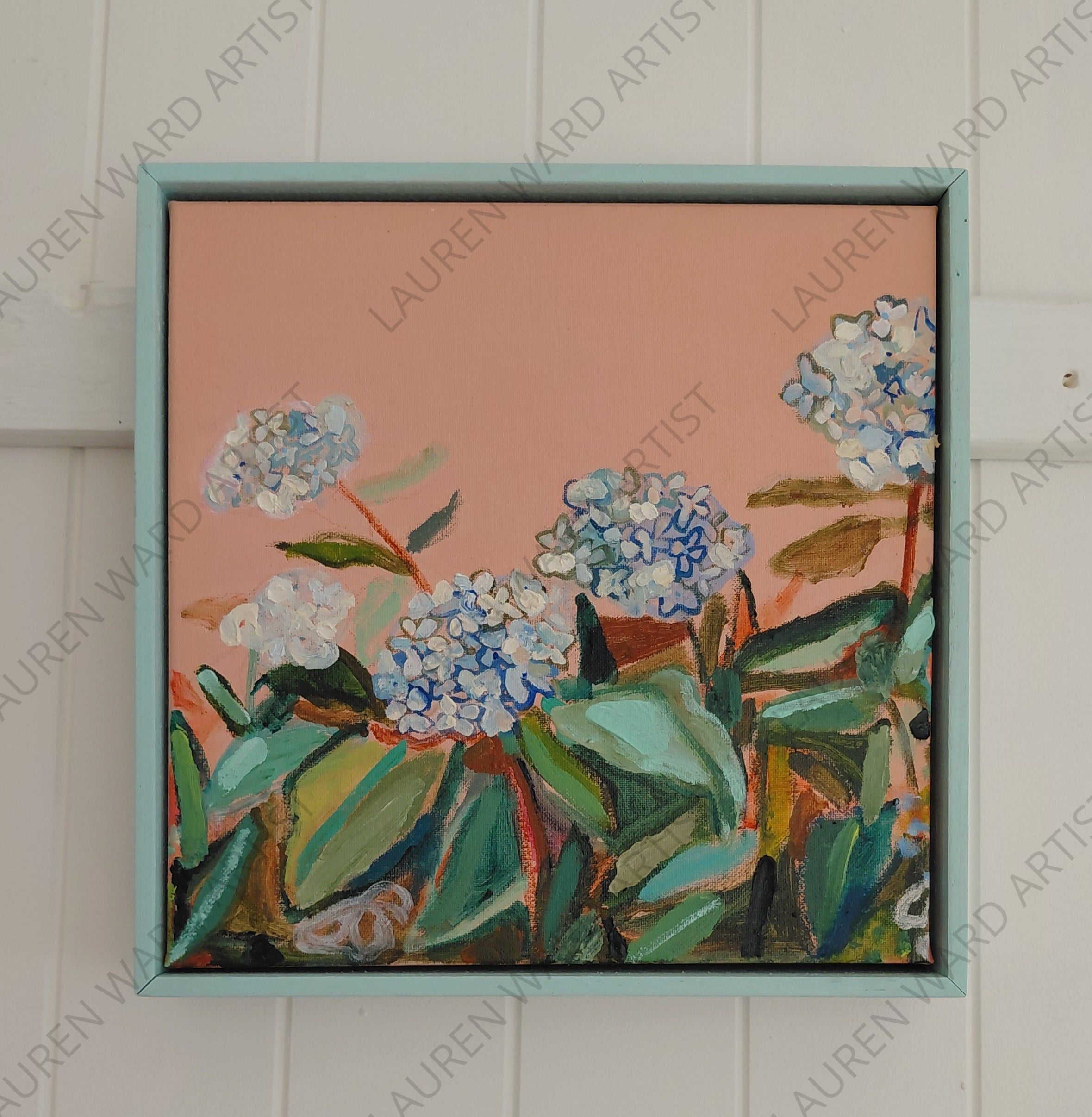油絵 絵画 【Hydrangea】 Hydrangeas 2 – Lauren Ward Artist