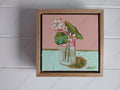 Nasturtiums and Flannels in a Jar - Original Artwork