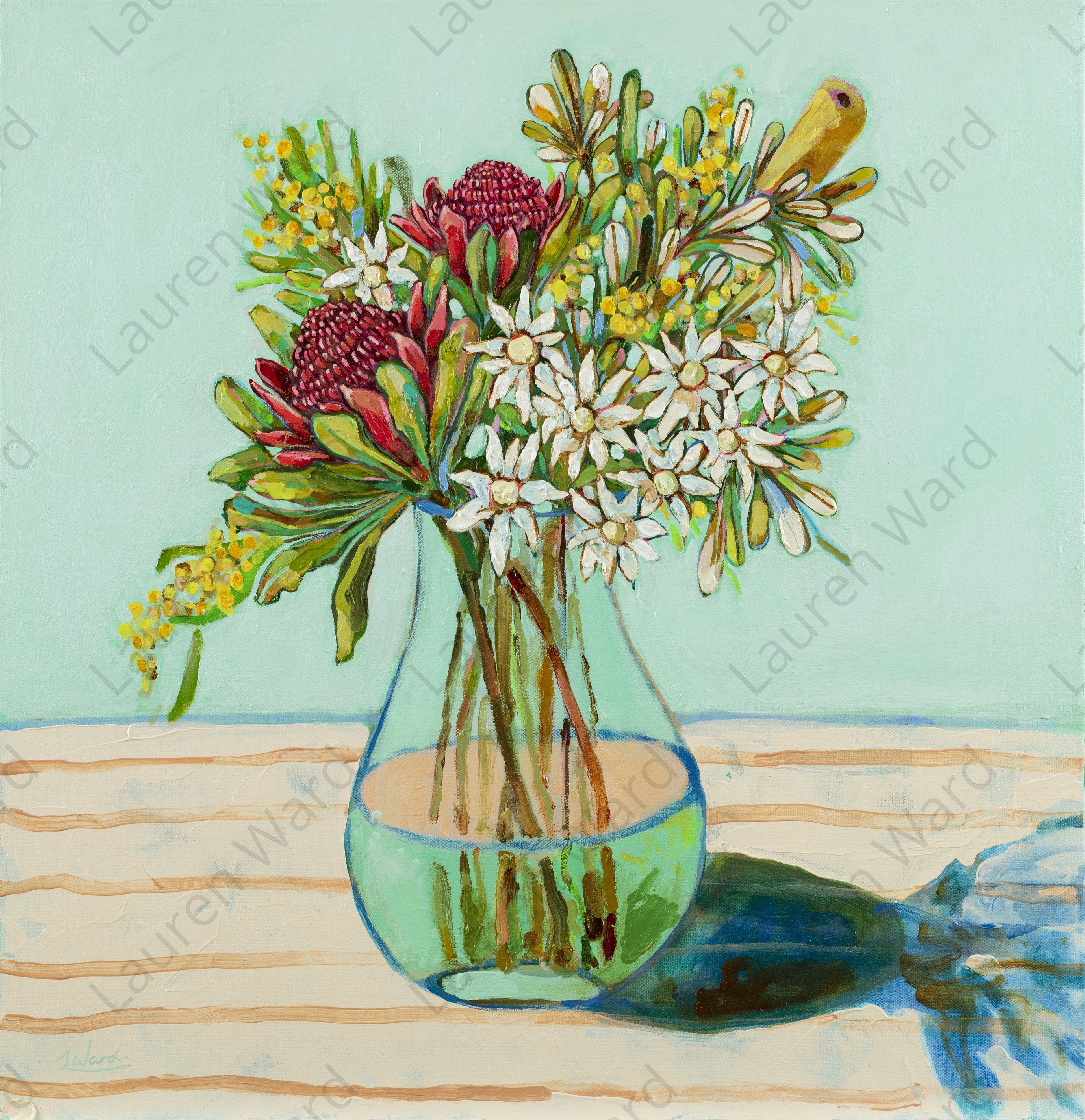 Surrounded by Happiness Matted Print