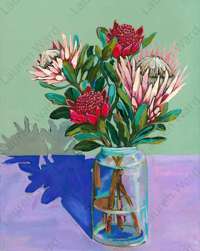 Flowers from a Friend Matted Print