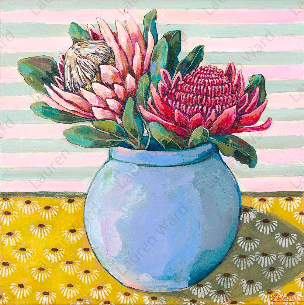 I Will Sit Beside You Matted Print