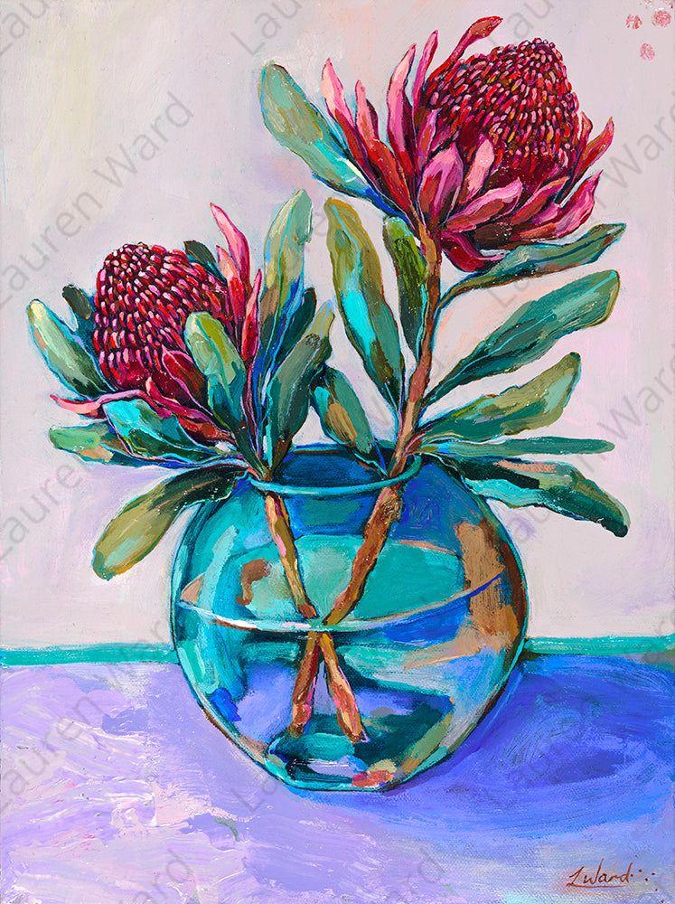 The Growth of Spring Matted Print