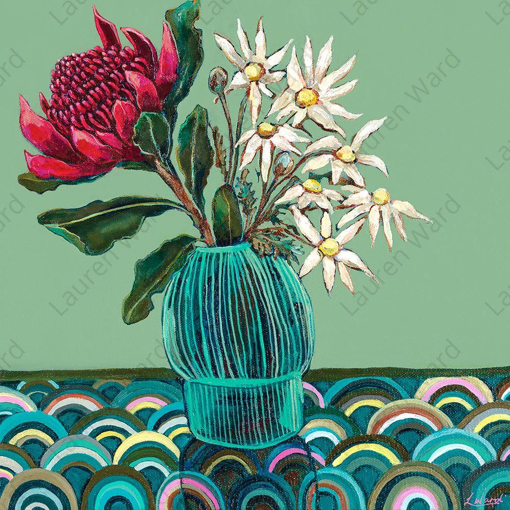 The Growth of Spring Matted Print